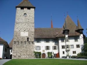 Spiez Castle (c) copyright 2007 by Shields Gardens Ltd.  All rights reserved.